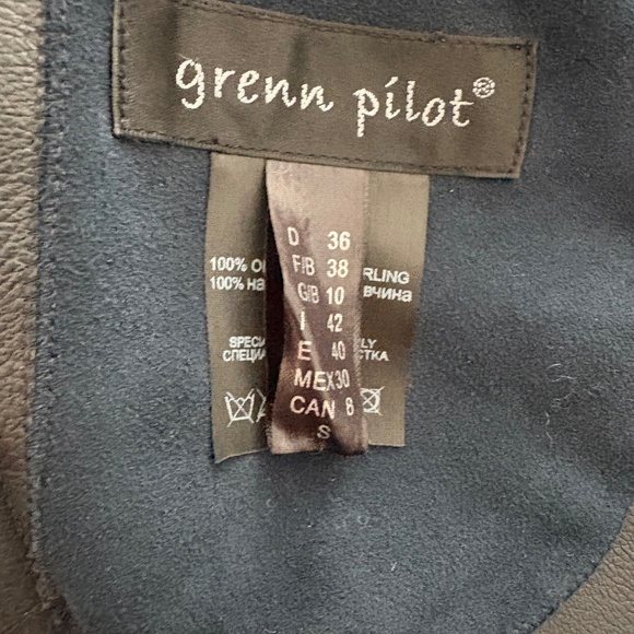 Dark Navy/Blue  100% shearling - Picture 4 of 5